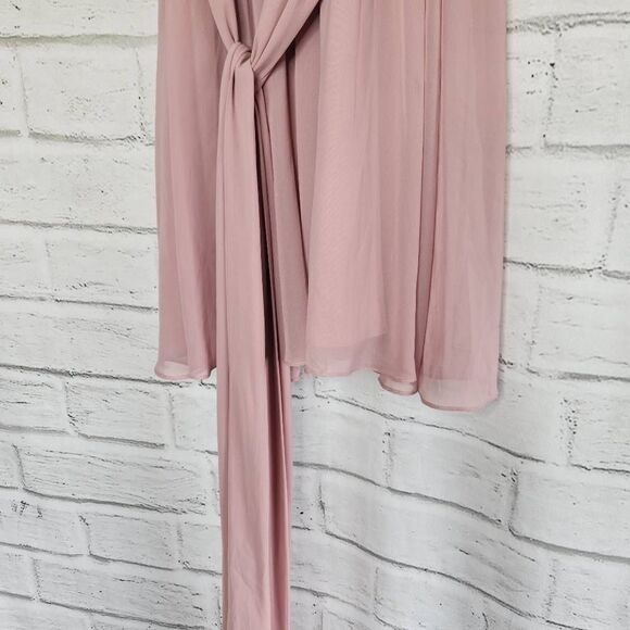 Azazie Mikaela Sleeveless Bridesmaid Dress Dusty Rose Size A2 - Picture 8 of 12